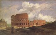 Achille-Etna Michallon View of the Colosseum at Rome (mk05) oil on canvas